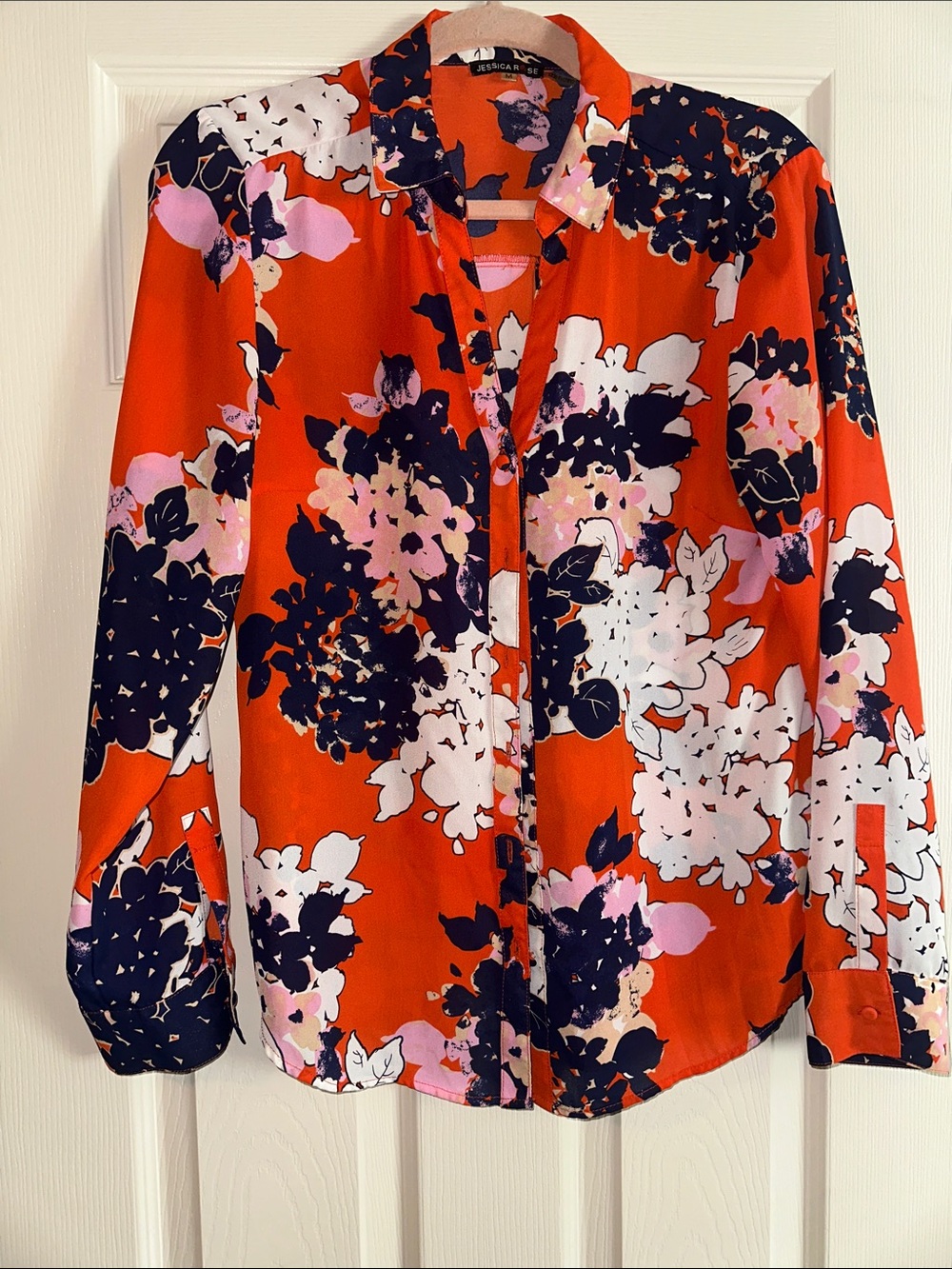 Jessica Rose, long sleeve button up blouse